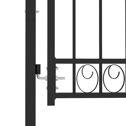 Fence gates EMMEN 104 x 86 cm Lockable Powder-coated steel