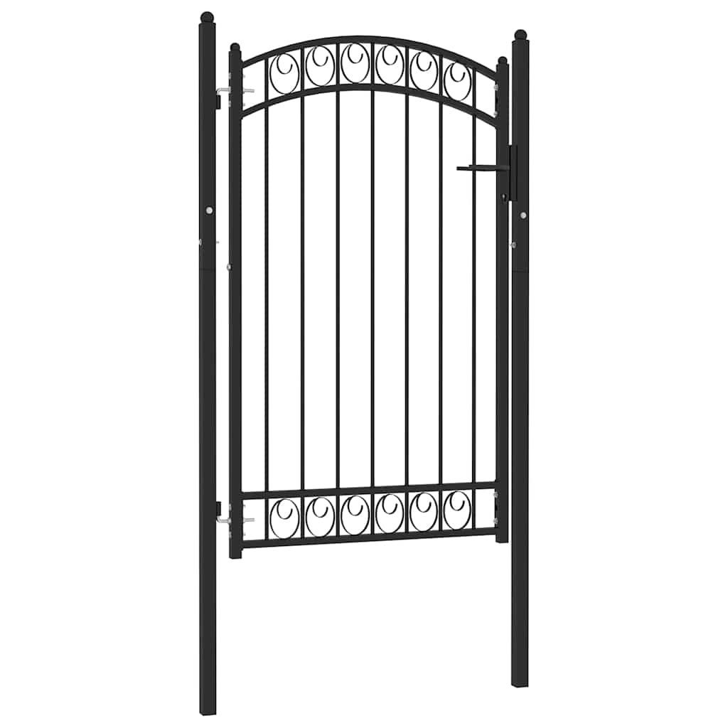 Fence gates EMMEN 104 x 106 cm Lockable Powder-coated steel