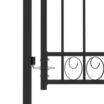 Fence gates EMMEN 104 x 106 cm Lockable Powder-coated steel