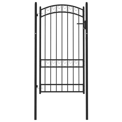 Fence gates EMMEN 104 x 123.5 cm Lockable Powder-coated steel