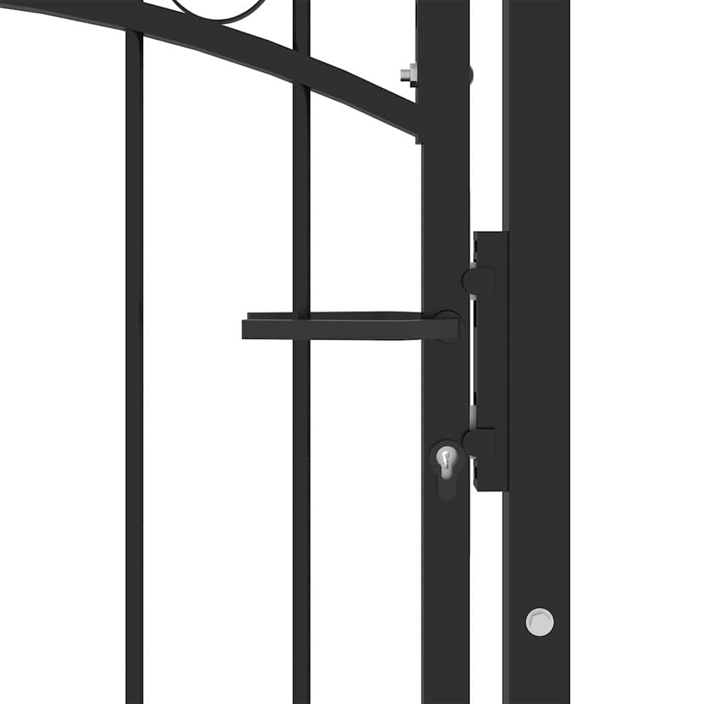 Fence gates EMMEN 104 x 123.5 cm Lockable Powder-coated steel