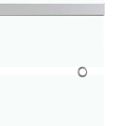 Sliding Door ESG Glass and Aluminium 90x205 cm Silver