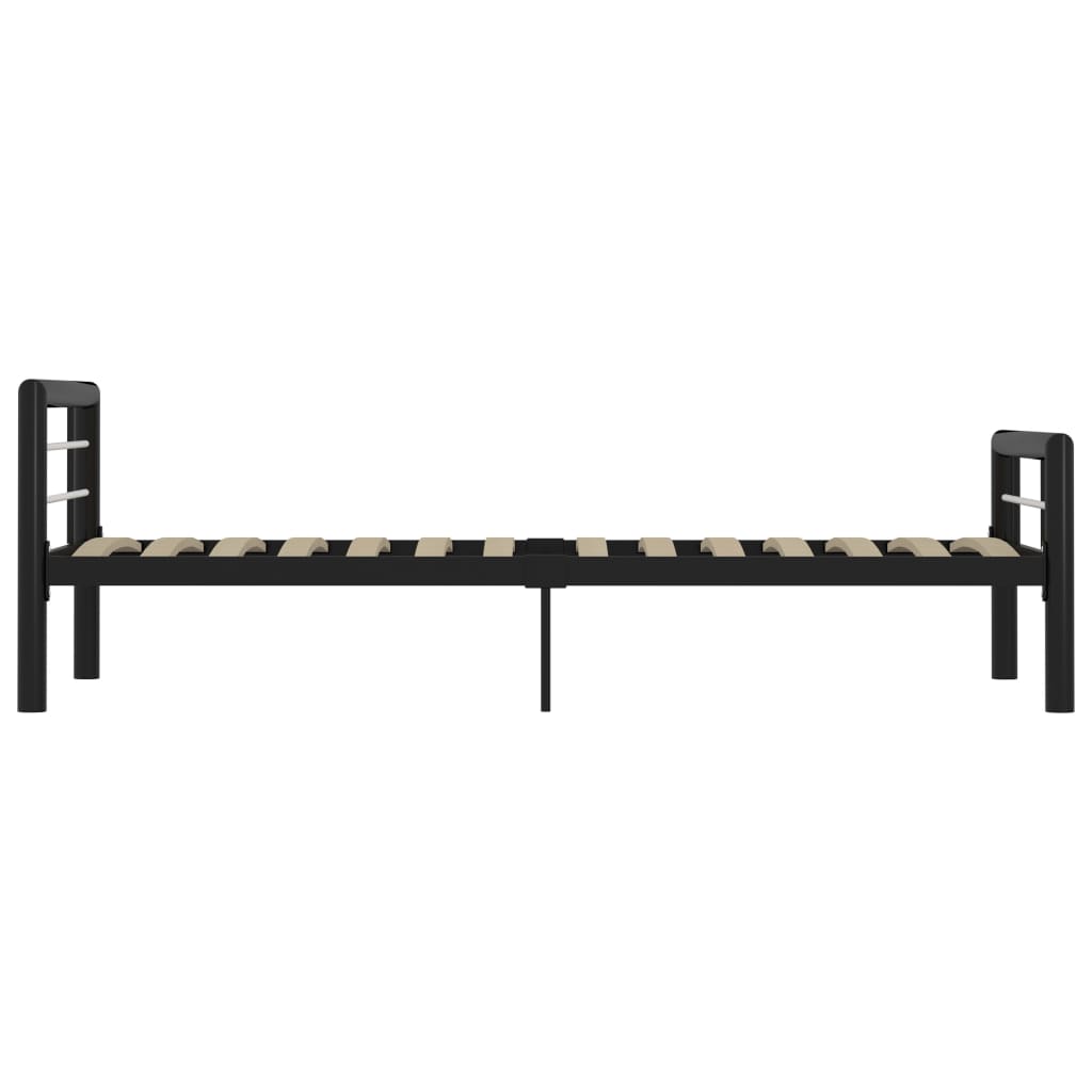 Bed Frame | Black and White | Metal | 90 x 200 cm | Bed Frame