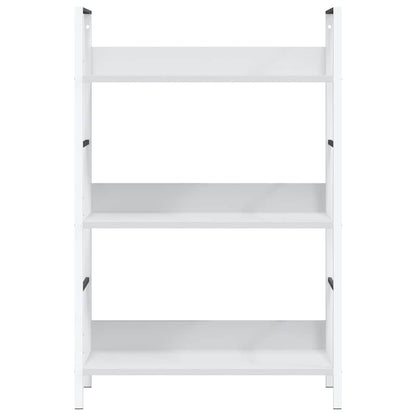 3-Layer Book Shelf White 60x27.6x90.5 cm Engineered Wood