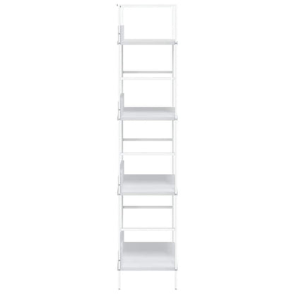 4-Layer Book Shelf White 60x27.6x124.5 cm Engineered Wood