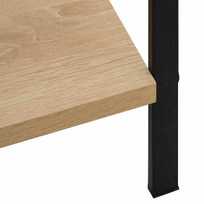 288227 vidaXL 5-Layer Book Shelf Oak 60x27,6x158,5 cm Engineered Wood
