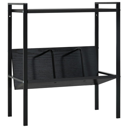 Book Shelf | Black | Engineered wood, steel | Compact | Book Shelf