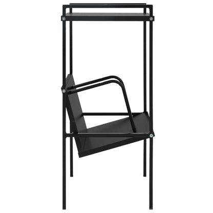 Book Shelf | Black | Engineered wood, steel | Compact | Book Shelf