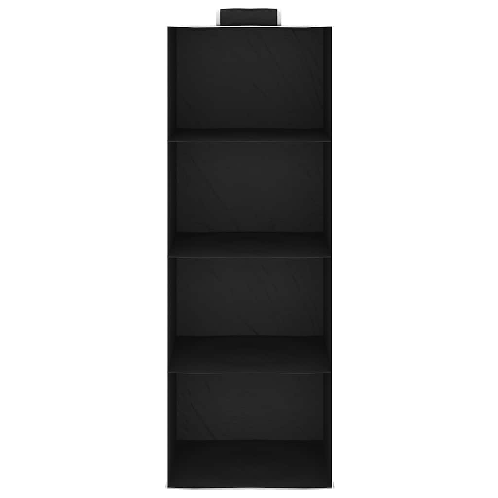 Hanging Closet Organisers 2 pcs with 4 Shelves Fabric