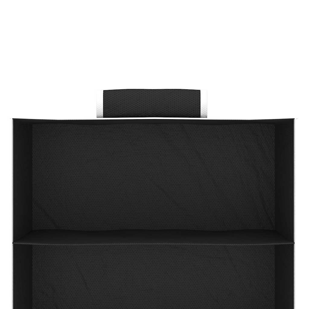Hanging Closet Organisers 2 pcs with 6 Shelves Fabric