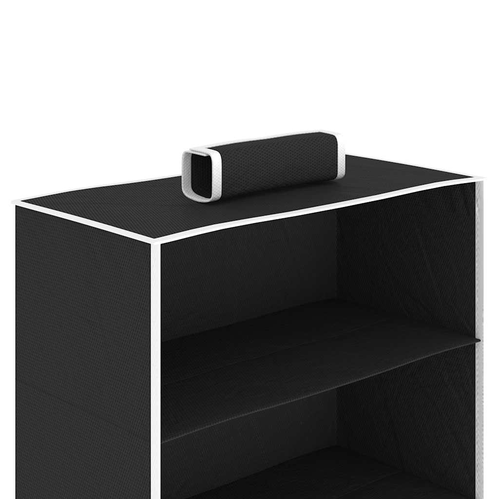 Hanging Closet Organisers 2 pcs with 10 Shelves Fabric
