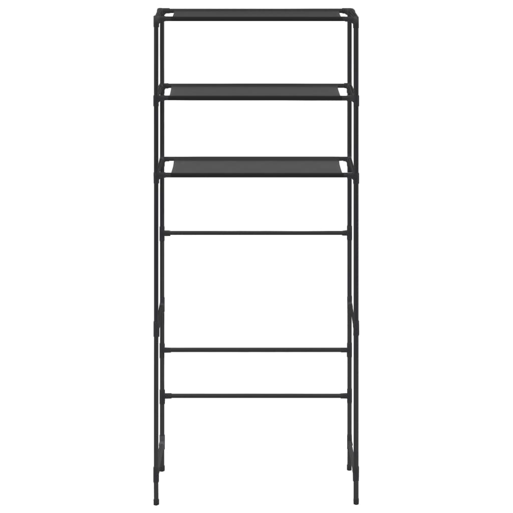 Storage Shelf | Black | Stainless Steel, Plastic, Non-woven Fabric