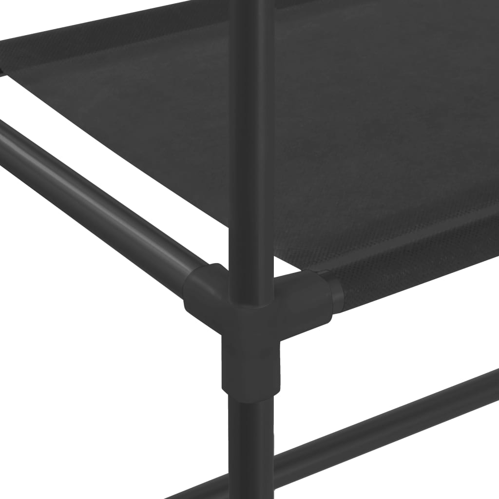 Storage Shelf | Black | Stainless Steel, Plastic, Non-woven Fabric
