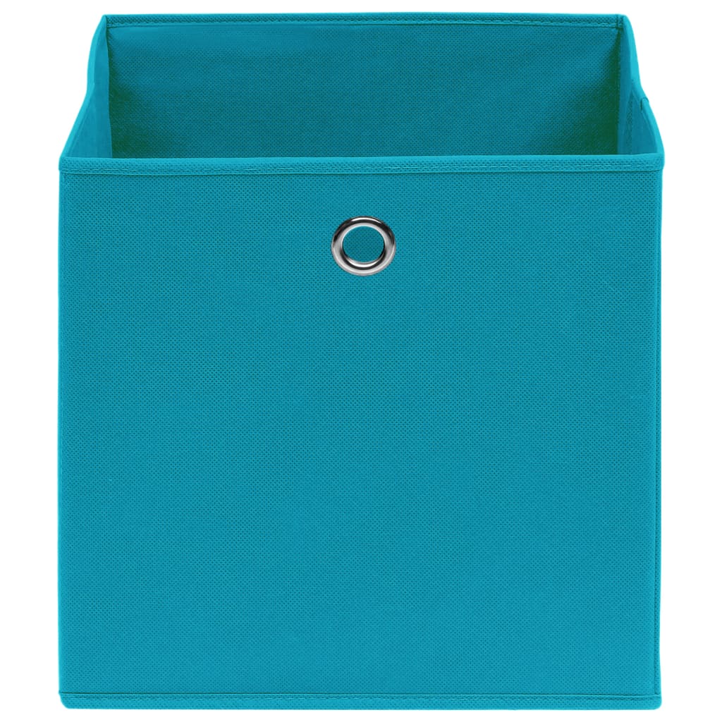 Storage Boxes 4 pcs Baby Blue 32x32x32 cm Fabric