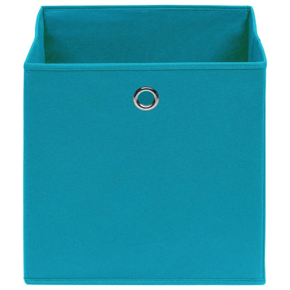 Storage Boxes 4 pcs Baby Blue 32x32x32 cm Fabric