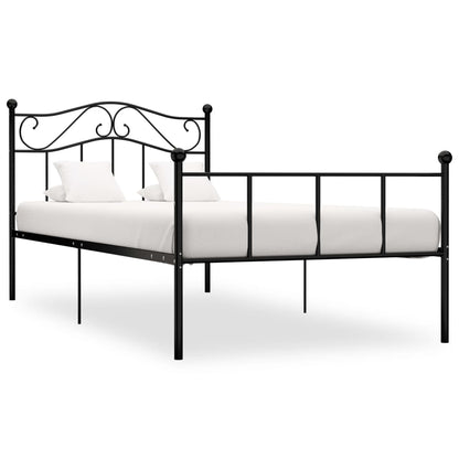 Bed Frame | Black | Metal | Single | Durable | Bed Frame | Rectangular