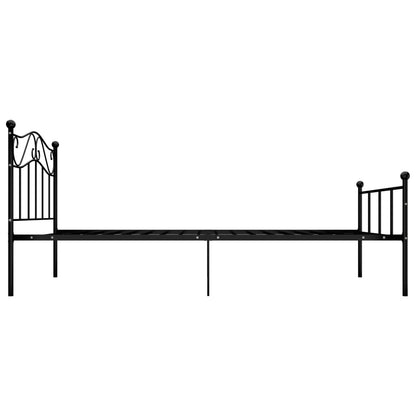 Bed Frame | Black | Metal | Single | Durable | Bed Frame | Rectangular