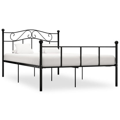 Bed Frame | Black | Metal | 120 x 200 cm | Durable | Bed Frame