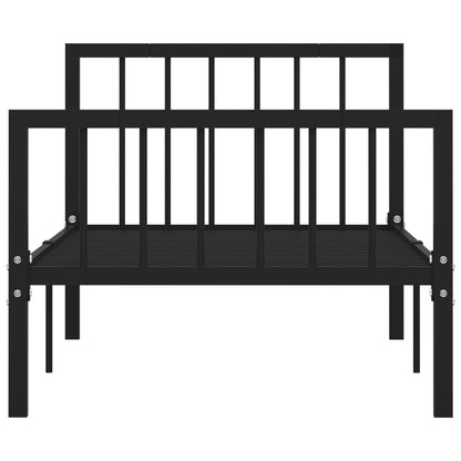Bed Frame | Black | Metal | Single | Sturdy | Bed Frame | Rectangular