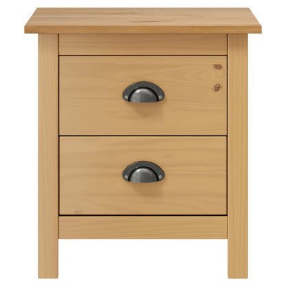 Bedside Cabinet Hill 46x35x49.5 cm Solid Pine Wood