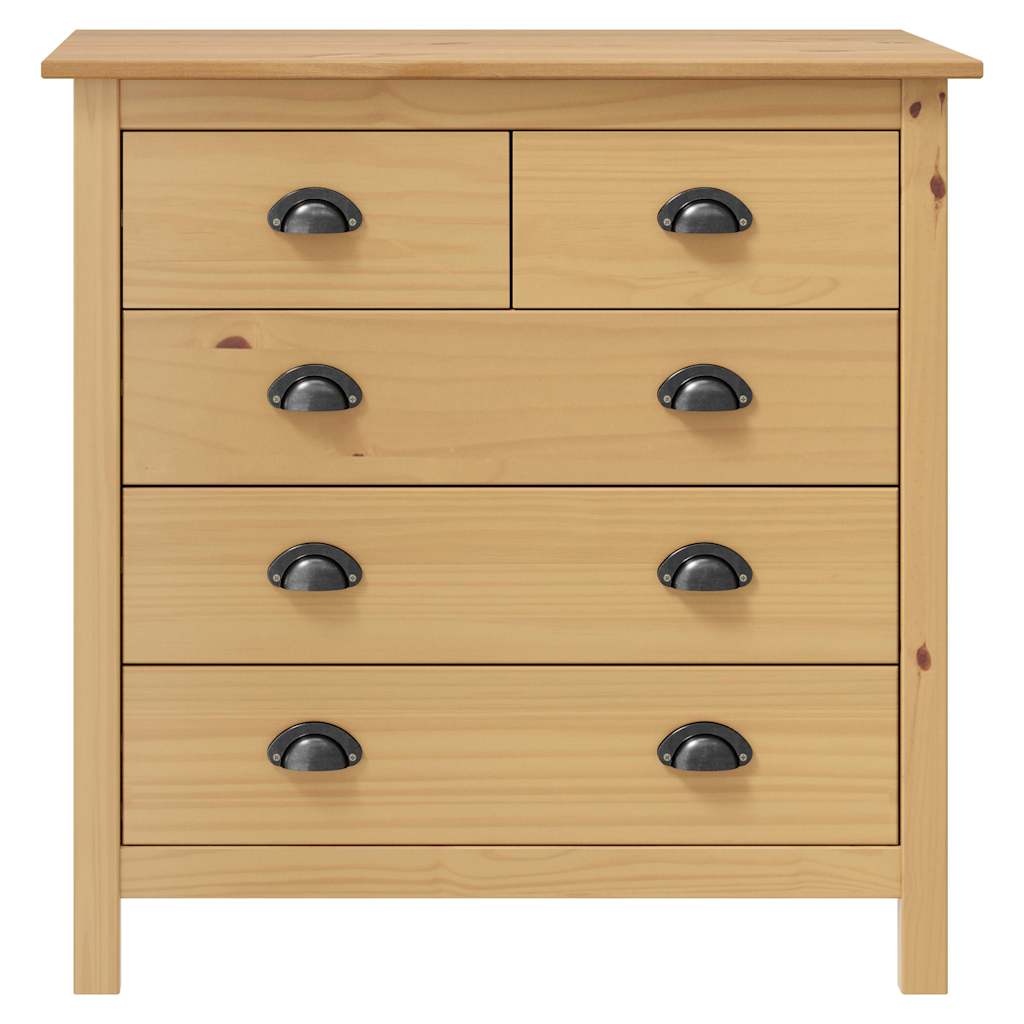 288915 vidaXL Sideboard "Hill" 79x40x80 cm Solid Pine Wood