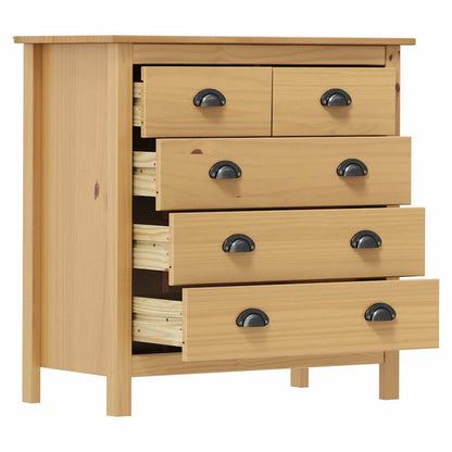 288915 vidaXL Sideboard "Hill" 79x40x80 cm Solid Pine Wood