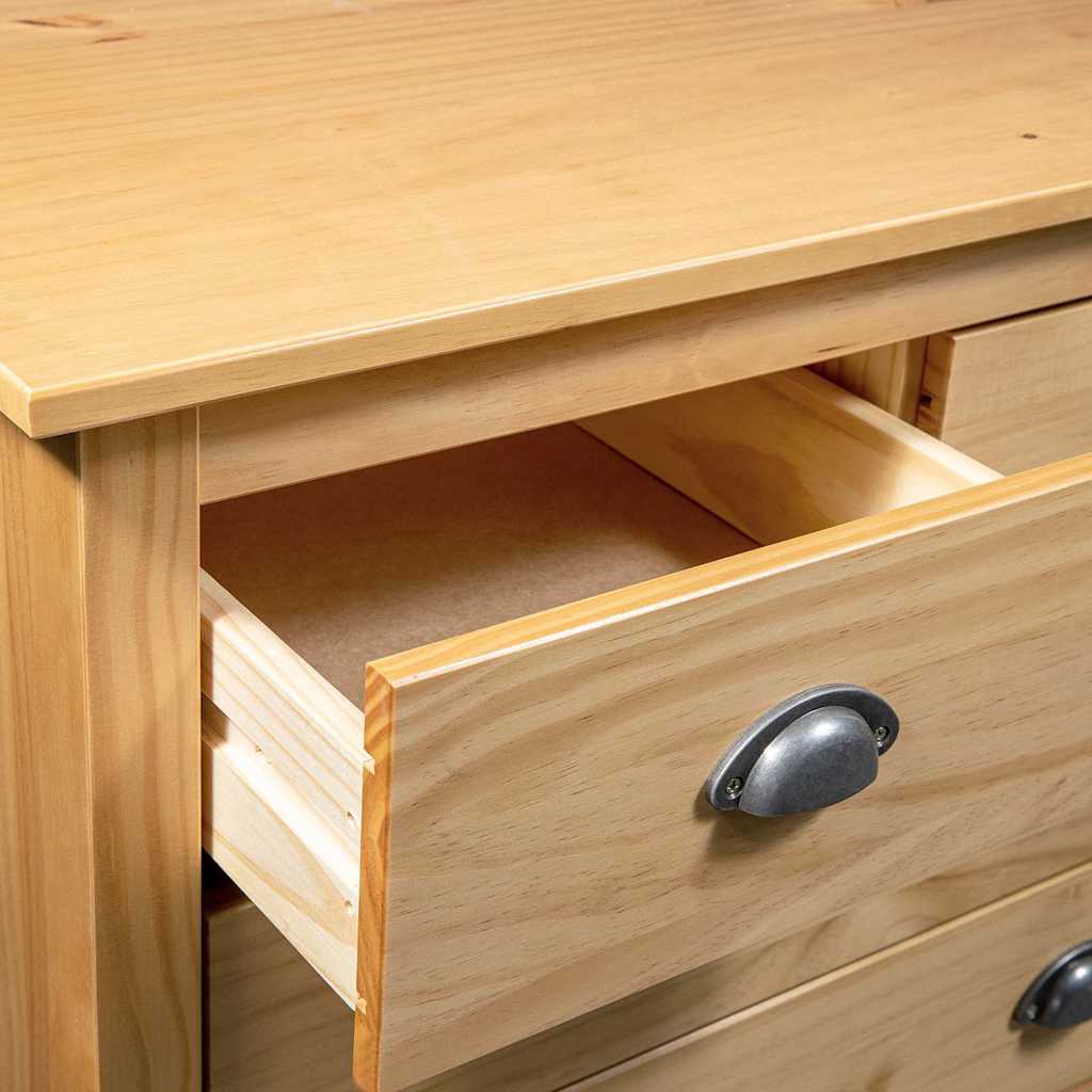 288915 vidaXL Sideboard "Hill" 79x40x80 cm Solid Pine Wood