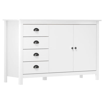 Sideboard | White | Solid pine wood | Medium | Sideboard | Rectangular
