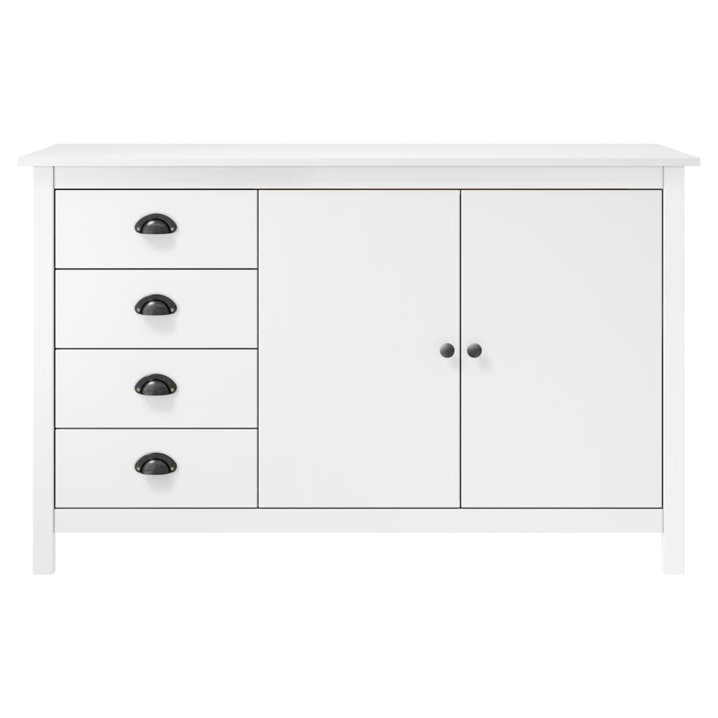 Sideboard | White | Solid pine wood | Medium | Sideboard | Rectangular