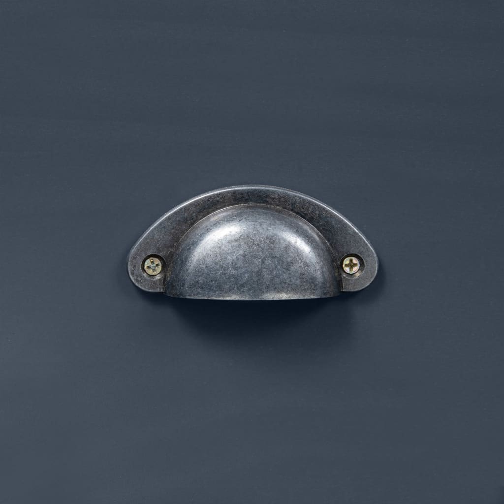 Sideboard Hill Grey 125x40x80 cm Solid Pine Wood