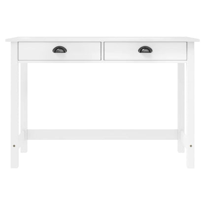 288992 vidaXL Console Table "Hill" with 2 Drawers 110x45x74 cm Solid Pine Wood