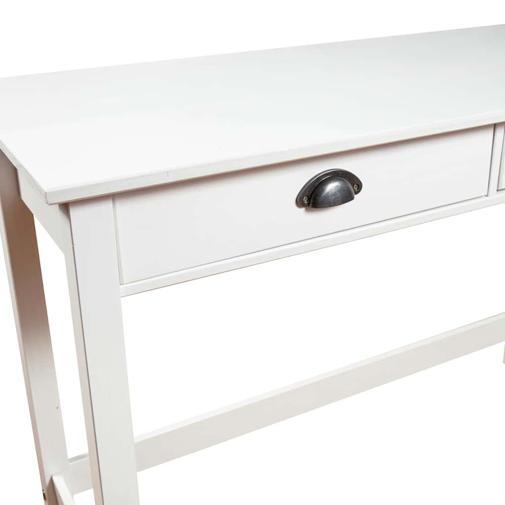 288992 vidaXL Console Table "Hill" with 2 Drawers 110x45x74 cm Solid Pine Wood