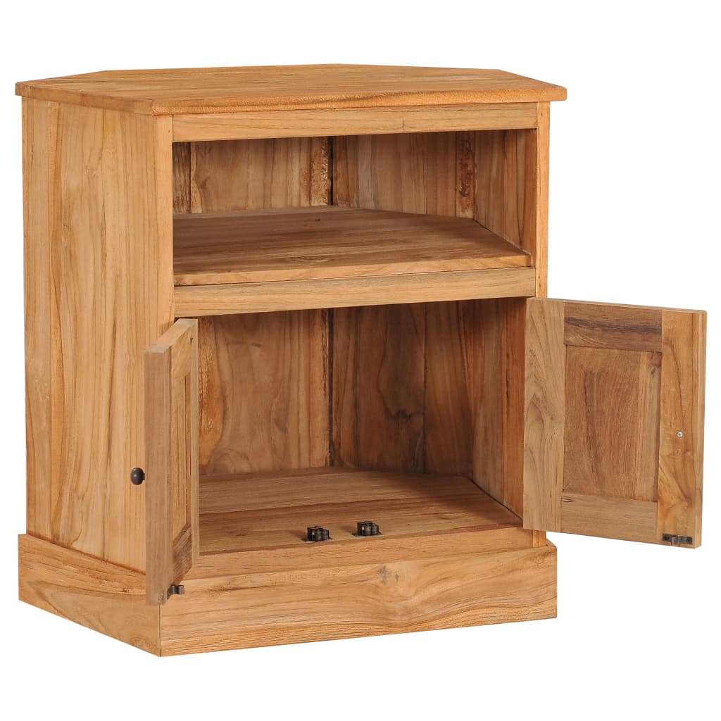 Corner Sideboard 60x45x60 cm Solid Teak Wood