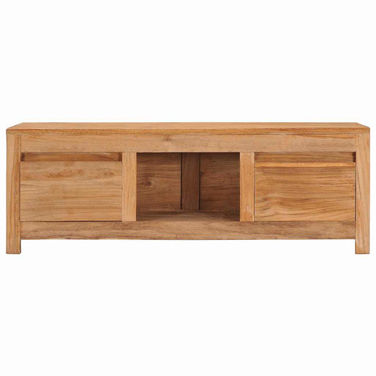 288900 vidaXL TV Cabinet 100x30x35 cm Solid Teak Wood