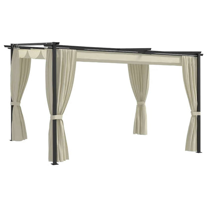 Gazebo 4x3 m Cream