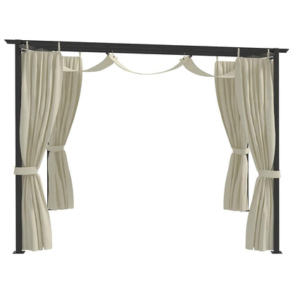 Gazebo 4x3 m Cream