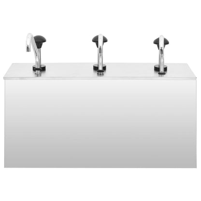 Sauce Dispenser Stainless Steel 3 x 3.5 L