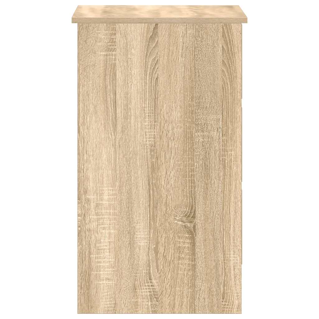 Desk Sonoma Oak 90x45x76 cm Engineered Wood