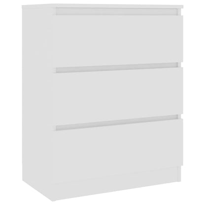 Sideboard White 60x35x76 cm Engineered Wood