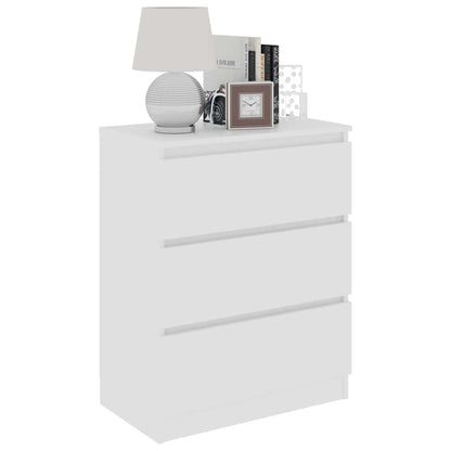 Sideboard White 60x35x76 cm Engineered Wood