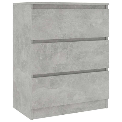 801386 vidaXL Sideboard Concrete Grey 60x35x76 cm Engineered Wood