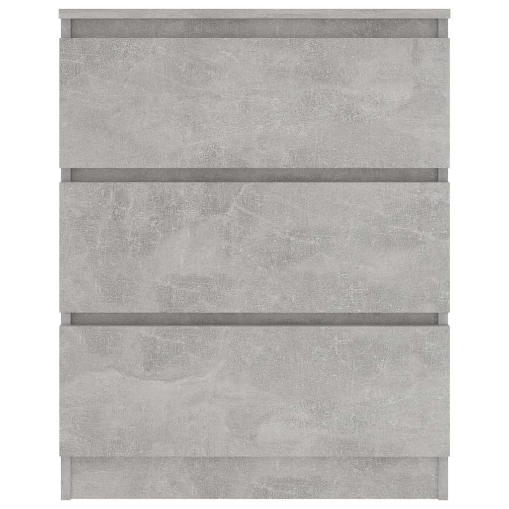 801386 vidaXL Sideboard Concrete Grey 60x35x76 cm Engineered Wood