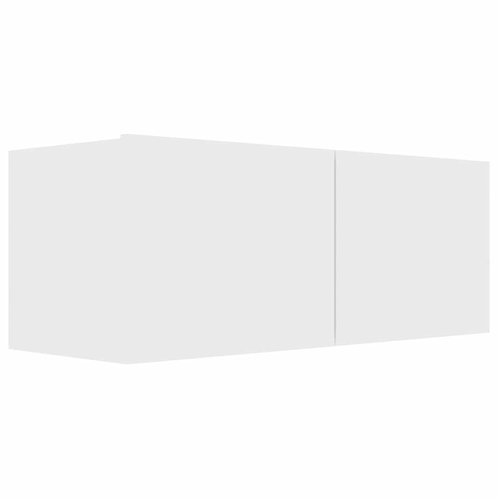 TV Cabinet White 80x30x30 cm Engineered Wood