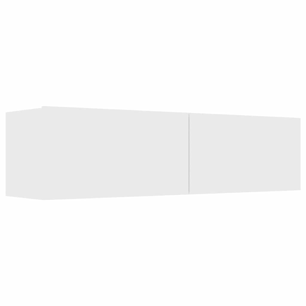 801490 vidaXL TV Cabinet White 120x30x30 cm Engineered Wood