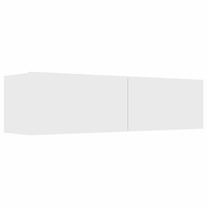 801490 vidaXL TV Cabinet White 120x30x30 cm Engineered Wood