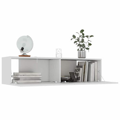 801490 vidaXL TV Cabinet White 120x30x30 cm Engineered Wood