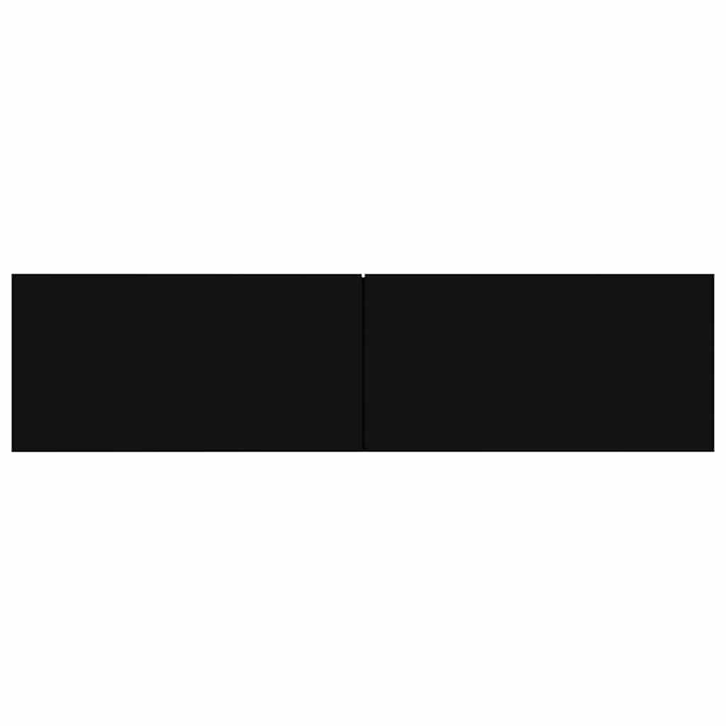 801491 vidaXL TV Cabinet Black 120x30x30 cm Engineered Wood