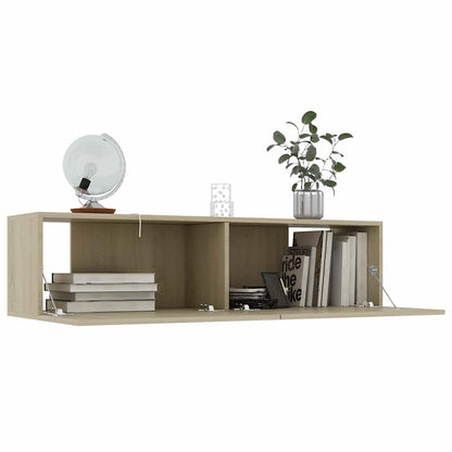 801493 vidaXL TV Cabinet Sonoma Oak 120x30x30 cm Engineered Wood