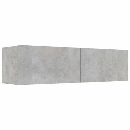 TV Cabinet Concrete Grey 120x30x30 cm Engineered Wood