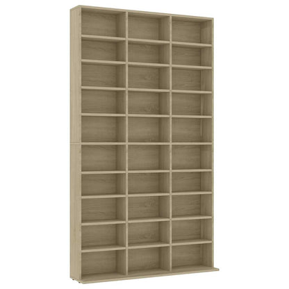 CD Cabinet Sonoma Oak 102x23x177.5 cm Engineered Wood